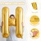 40-Inch Gold "HOME" Letter Foil Balloons – Large Metallic Mylar Banner for Housewarming Party, New Home Welcome Decor, Family Moving & Homecoming Celebrations